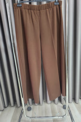 Kadın Giyim Büyük Beden Bol Paça Scuba Pantolon