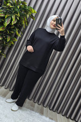 Kadın Giyim Büyük Beden Spor İkili Takım