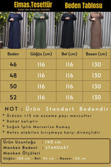 Kadın Giyim Büyük Beden 1 Soğuk Triko Fitilli Elbise