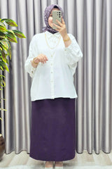 Kadın Giyim Krep Kalem Etek