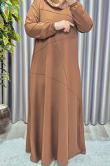 Kadın Tesettür Giyim Büyük Beden Çimalı Elbise