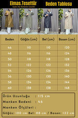 Kadın Tesettür Giyim Büyük Beden Fransız Boy Mevsimlik Trençkot