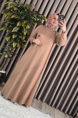 Kadın Tesettür Giyim Büyük Beden Kristal Spor Elbise