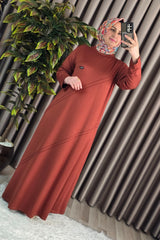 Kadın Tesettür Giyim Büyük Beden Kristal Spor Elbise