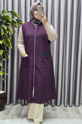 Kadın Tesettür Giyim Büyük Beden Ottoman Yelek