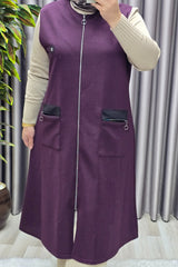 Kadın Tesettür Giyim Büyük Beden Ottoman Yelek