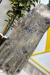 Kadın Tesettür Giyim Büyük Beden Palmiye Fırfırlı Elbise