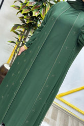 Kadın Tesettür Giyim Büyük Beden Yıldız Taşlı Abiye