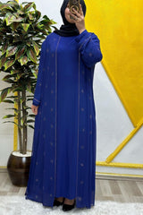 Kadın Tesettür Giyim Büyük Beden Yıldız Taşlı Abiye