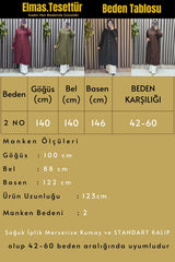 Kadın Giyim Büyük Beden Düğmeli Baklava Desen Uzun Hırka 2