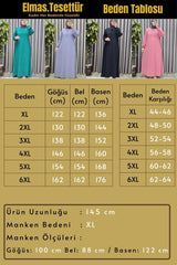 Kadın Tesettür Büyük Beden Giyim Aerobin Elbise