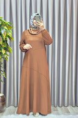 Kadın Tesettür Giyim Büyük Beden Çimalı Elbise