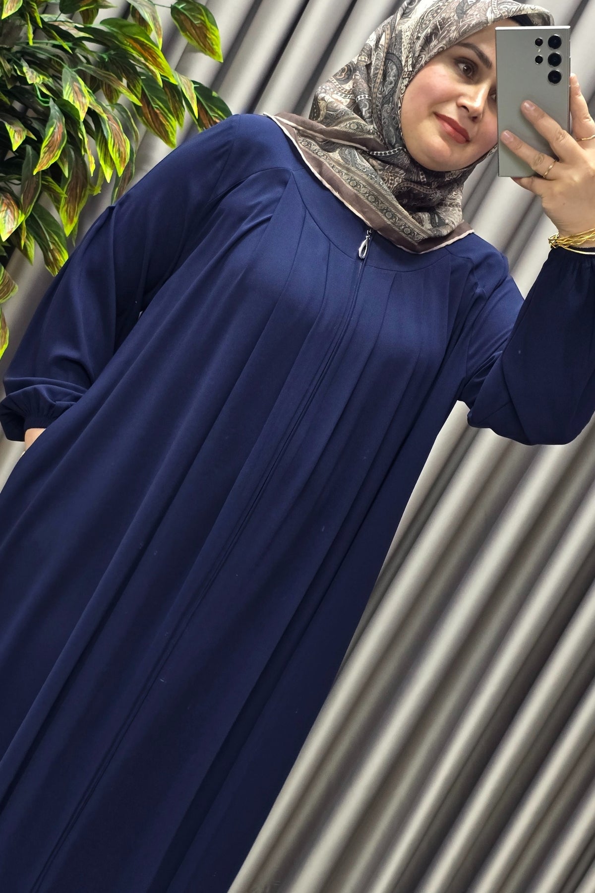 Kadın Tesettür Giyim Büyük Beden Endonezya Krebi Robalı Ferace