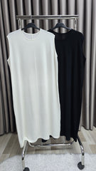 Kadın Tesettür Giyim Uzun Kurtarıcı İçlik Elbise